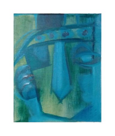 Roman Gladiator life portrait. Abstract.